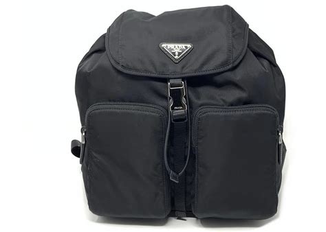 zainetto nylon prada|Prada Zaino Backpack Nylon Black in Nylon with Silver.